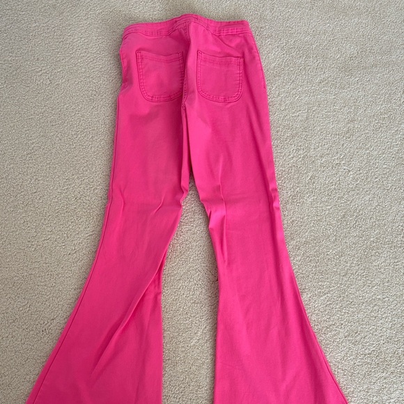 H&M Bright Pink Flare Pants - Picture 3 of 6